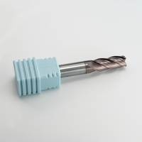 Fraise à queue sphérique en carbure de tungstène HS à 4 cannelures de haute qualité pour usinage CNC, fraise à rayon d'angle en carbure monobloc