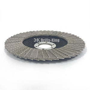 4, 4.5, 5 "Disque à lamelles diamantées Meules de ponçage <span class=keywords><strong>pour</strong></span> céramique <span class=keywords><strong>Ponceuse</strong></span> <span class=keywords><strong>Carrelage</strong></span> Pierre Verre Béton Granit - Product Image 6