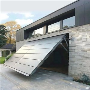 Portes <span class=keywords><strong>de</strong></span> <span class=keywords><strong>garage</strong></span> verticales à bascule <span class=keywords><strong>de</strong></span> style moderne, insonorisées, antirouille, à commande motorisée, pour le stationnement à domicile - Product Image 2