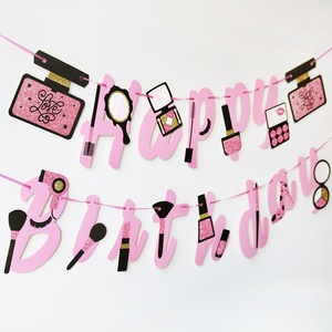 Guirnalda de Banderines Rectangulares de Papel con Letras en Inglés, Fragancia <span class=keywords><strong>para</strong></span> Mujer, Regalo de Cumpleaños <span class=keywords><strong>para</strong></span> Abuela, Popular en <span class=keywords><strong>Internet</strong></span> - Product Image 1