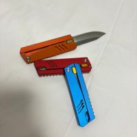 Couteau à gravité Radish, best-seller TikTok, en métal 3Cr13, couteau pliant multifonctionnel pour l'extérieur/le camping