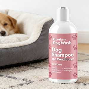 Fournitures de toilettage pour animaux de compagnie Chiens et chats Savon pour animaux de compagnie à l'avoine Soulagement de la peau sèche Formule douce Shampooing et revitalisant pour chiots - Product Image 1