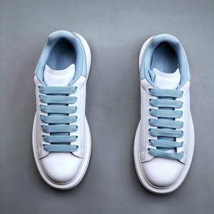 Premium Couple Street Shoes <b>Matte</b> Leather Retro Court Inspired Trainers - Product Image 1