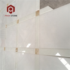 Transparente de alta calidad de fondo blanco puro de la losa de mármol para <span class=keywords><strong>barra</strong></span> Fondo decoración de la <span class=keywords><strong>pared</strong></span> - Product Image 4