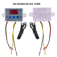 Controlador de Temperatura XH-W3002 AC110V-220V DC12V/24V, Termostato Digital LED, Interruptor Microcomputarizado, Sensor Termorregulador