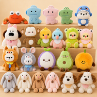 Vente en gros usine : Jouets en peluche mignons de 8 pouces, thèmes dessin animé, anime, enfants et fruits, pour machines à griffes