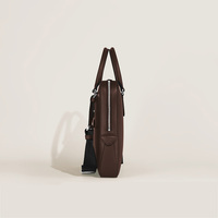 Sacs à main pour hommes en cuir pleine fleur véritable, légers, de qualité supérieure, 16 pouces, sacs messager, sacoche fine pour ordinateur portable personnalisée