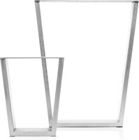 Pieds de table en métal de style moderne et traditionnel, base de table à café ou à manger, pieds de table traditionnels pour meubles de salle à manger