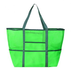 Casual Hollow Mesh <b>Large</b> Tote Bag Designer Women Shoulder Bags Summer Beach Lady Handbags Bali Big Shopper Purses - Product Image 3