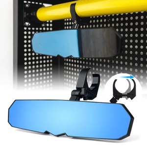 N2 13 "UTV Rückspiegel Mittels piegel mit unterem LED-Licht und Wipp schalter, passend für Can-am/<span class=keywords><strong>Polaris</strong></span> usw. - Product Image 2