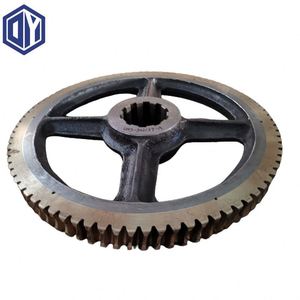 Engranaje helicoidal OEM de gran diámetro, engranaje helicoidal grande de latón fundido de alta calidad - Product Image 1