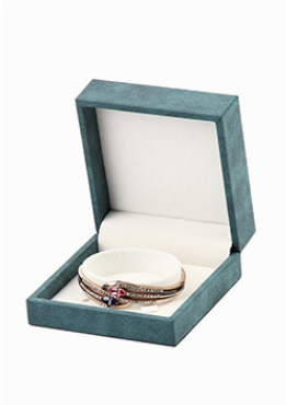 Boîte à bracelet cyan