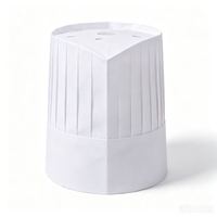 Chapeau de chef rond jetable pour la cuisine
