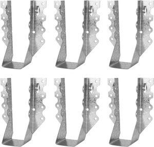 Cintres de solive 2x6 <span class=keywords><strong>pour</strong></span> bois Support de suspension de solive galvanisé de calibre 20 <span class=keywords><strong>pour</strong></span> <span class=keywords><strong>plafond</strong></span> de charpente de chevron de plancher de pont - Product Image 4