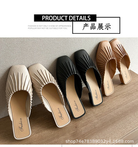 <span class=keywords><strong>Zapatillas</strong></span> <span class=keywords><strong>de</strong></span> <span class=keywords><strong>Ballet</strong></span> Baotou, Ligeras, Antideslizantes, para Mujer, para Verano, <span class=keywords><strong>Decoradas</strong></span> con Pedrería, Suela Plana, Venta al por Mayor - Product Image 6