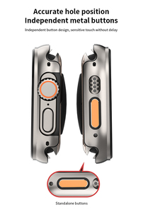 <span class=keywords><strong>Caja</strong></span> de Reloj de <span class=keywords><strong>Acero</strong></span> <span class=keywords><strong>Inoxidable</strong></span> de Alta Calidad, Resistente al Agua, Diseño Elegante, para Hombre y Mujer, 49 mm, 42 mm, Accesorio Ultra Moderno para Reloj - Product Image 5