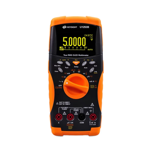 Multimètre numérique portable Keysight U1253B, 50K comptes, DMM avec écran OLED, compteur de fréquence et sortie d'onde carrée. - Product Image 1