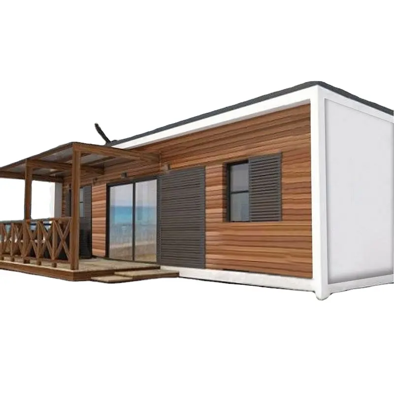 케냐 조립식 사무실 컨테이너 준비 조립식 집 사용 모듈 주택 20m2
