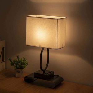 Modern Multi-Functional Double USB A+C Charging Touch <b>Desk</b> Lamp Three Dimming Feature for Home Living Room Bedroom Hotel Project - Product Image 4
