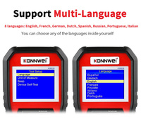 Machine de diagnostic automobile Konnwei KW850, scanner OBD2, outil professionnel pour voiture