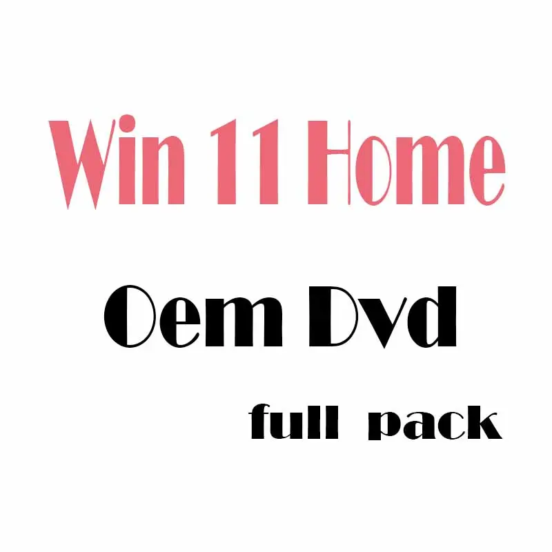 Groothandel Win 11 Home Oem Dvd Full-Pakket 100% Online Activering Win 11 Home Oem Dvd Volledige Pakket Verzenden Door Fedex