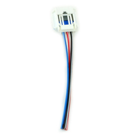 Connecteur électronique Renault DJ7032B-2.8-21 pour câble de haut-parleur 4 broches de type D pour remorque, vélo électrique Chogori et autres bornes électroniques