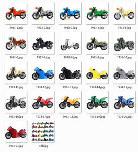 T933 Hot xe máy mô hình gạch lắp ráp giáo dục bộ sưu tập quà tặng Montessori xe DIY khối xây dựng mini đồ chơi Quà tặng cho trẻ em - Product Image 2