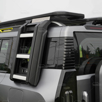 Shamo Auto Parts Accessoires extérieurs de voiture modifiés populaires Échelle latérale de voiture en alliage noir pour Jetour T2