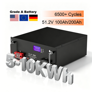 200ah 100AH 51.2V แบตเตอรี่ลิเธียมไอออนแบบติดตั้งบนชั้น - Product Image 1