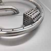 Kit d'installation de brûleur en acier inoxydable pour foyer au gaz naturel