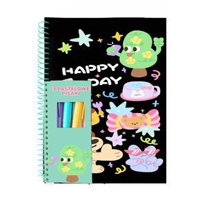 Perfect Bound Soft Cover Custom Kids Libros <span class=keywords><strong>para</strong></span> <span class=keywords><strong>colorear</strong></span> <span class=keywords><strong>Kawaii</strong></span> Animal Forest Coloring Flocking Book - Product Image 2