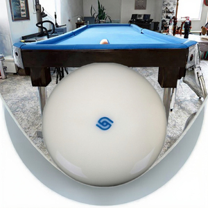 Billes de billard en résine H.J MQ-3 de qualité supérieure, œil bleu, boule blanche pour table de billard intérieure, salle de sport - Product Image 3