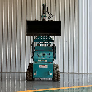 Mini-chargeuse sur pneus, construction, multifonctionnelle, petite machine de remise en état des terrains de montagne - Product Image 3