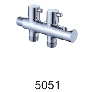 Good Price Kitchen Bathroom Corner Control Valve Polished Chrome Plated Luxury Brass Angle Valve