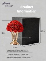 Fabrikverkauf: Ewige Blume – Elegante, langlebige konservierte Rose für Tischdekoration, Hochzeit, Abschlussfeier, Heimdekoration, Muttertag