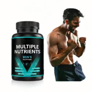 อาหารเสริมสารอาหารรวม OEM วิตามิน <span class=keywords><strong>แร่</strong></span>ธาตุ ออร์แกนิกจากอาหารธรรมชาติ ช่วยเสริมภูมิคุ้มกัน สำหรับผู้ชายวัยผู้ใหญ่ บรรจุขวด - Product Image 3