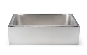 Rectangular Gn Stainless Steel Plate Inserts Ice Housing Rustic Cold Concept <b>Cooling</b> Refrigerated Beverage Cooler Display - Product Image 4