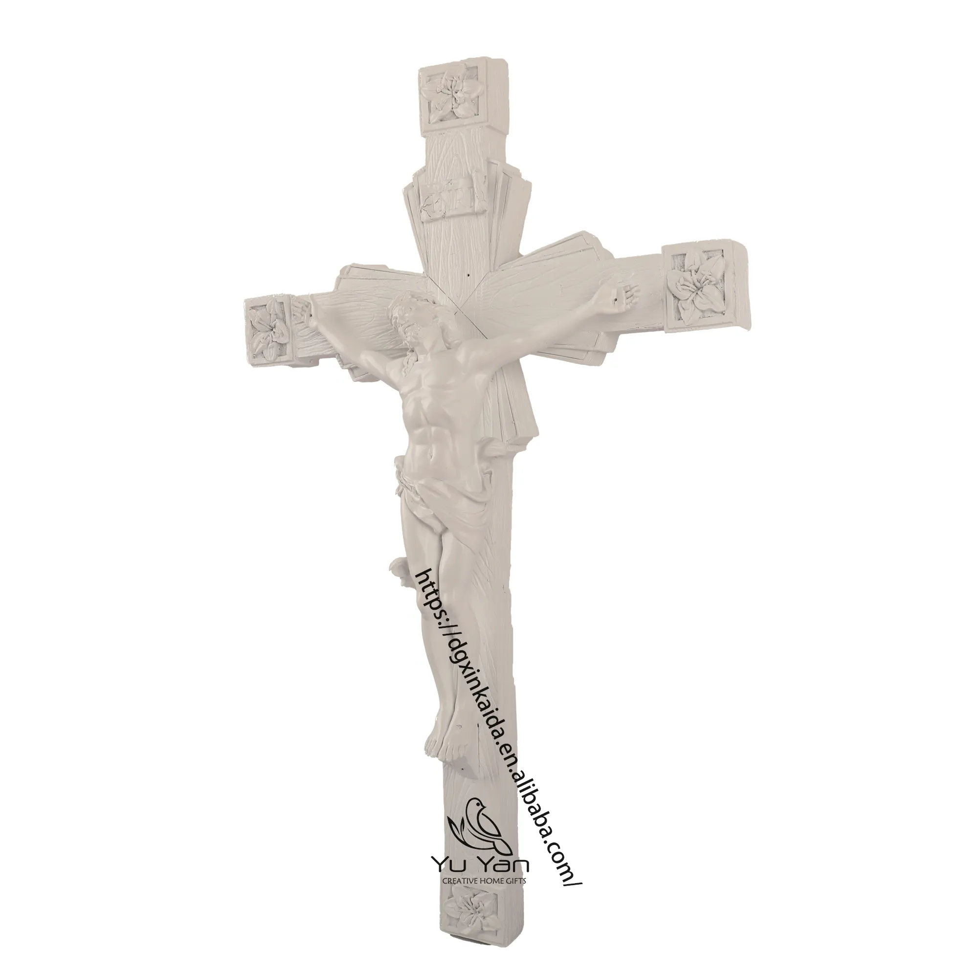 Factory wholesale catholic religious statues resin christian grace resin ornaments famous rel crucifixion Resin Statue