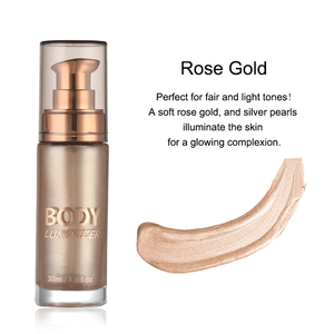 MLM คัสตอมเมคอัพ ไฮไลท์เตอร์คุณภาพสูง กันน้ำ ติดทนนาน ให้ความชุ่มชื้น ธรรมชาติ  แป้งชิมเมอร์ในขวด - Product Image 3