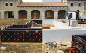 Waterproof Modular ABS <b>Plastic</b> Formwork for Concrete Basement Foundation <b>Walls</b> and Residential House Building Sub-surface - Product Image 2