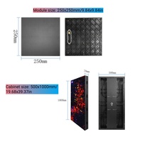 Écran LED interactif couleur P3.91 pour DJ, bar, piste de danse, utilisation en intérieur, écran tactile en fer, indice de protection IP54, écran de sol