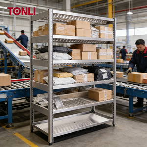 Giá để đồ bằng thép không gỉ hạng nặng 3 4 5 tầng, kệ kim loại, kệ đa năng tùy chỉnh - Product Image 4