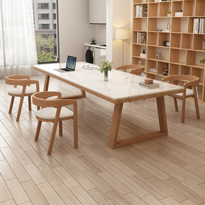 Craftsman's Pavilion Solid Wood Slab <b>Table</b> Rectangle 180Cm Multipurpose Indoor <b>Dining</b> <b>Table</b> Workstation Study <b>Desk</b> - Product Image 4