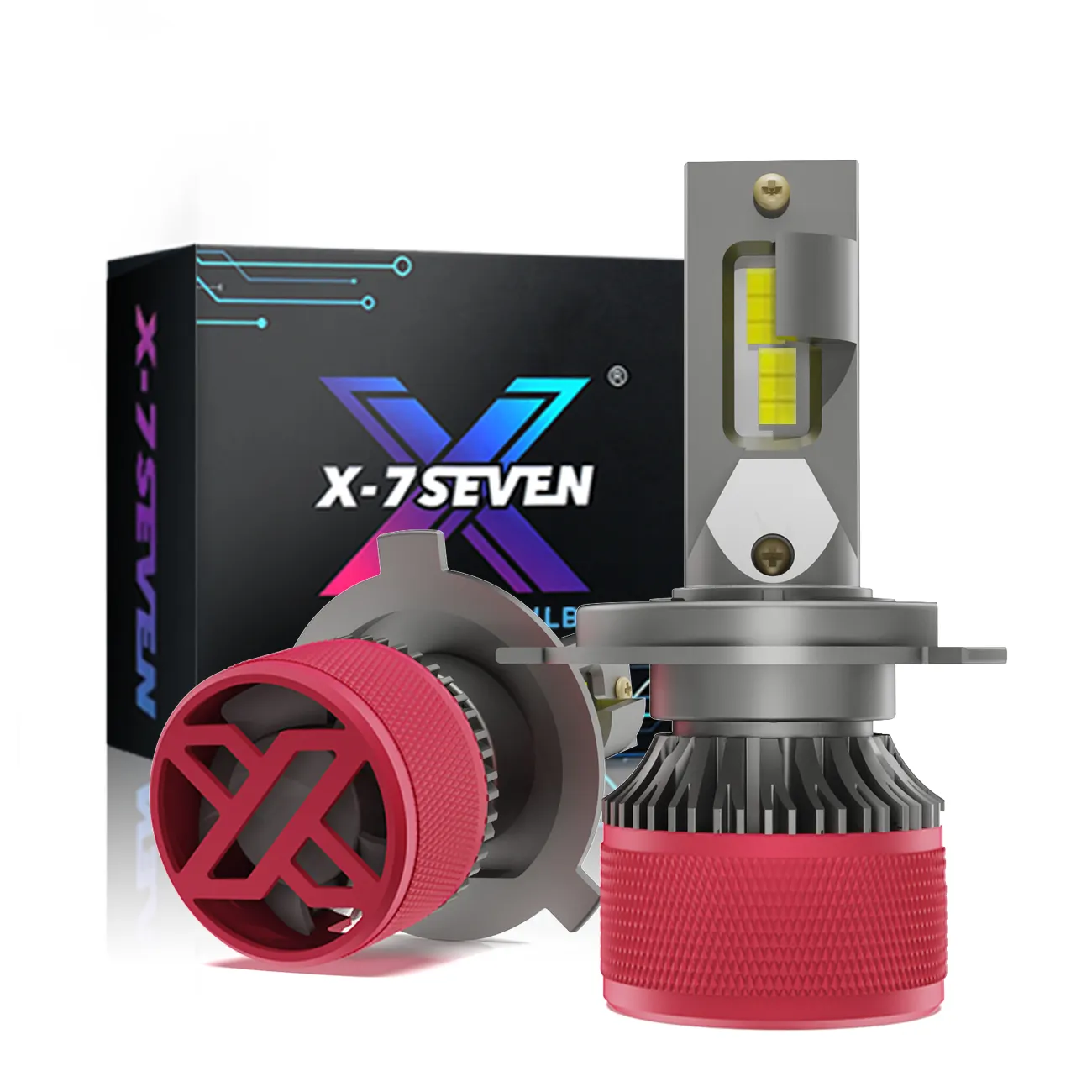 X-7SEVEN新製品Aurora Pro 110W 26000LM 6500K7545チップH4H7 H8 H9 H11 9005 9006 9012 Canbusエラーなし車用ヘッドライト