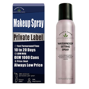 بخاخ إعداد مقاوم للماء غير لامع يدوم طويلاً بتصميم جديد للبشرة الدهنية معدني واقي من الشمس لامع لامع لامع معدني - Product Image 1