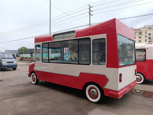 Remolques de Café Estilo Americano Vintage Totalmente Equipados, Carritos Comerciales, Remolque de Venta Ambulante, Camión de Comida Móvil - Product Image 4