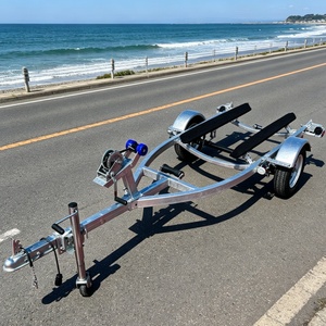 <span class=keywords><strong>Remorque</strong></span> de bateau galvanisée personnalisable à <span class=keywords><strong>essieu</strong></span> unique avec rouleaux de quille pour <span class=keywords><strong>jet</strong></span> <span class=keywords><strong>ski</strong></span> et bateau de pêche - Product Image 6