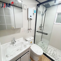 Villa de luxe moderne préfabriquée en acier léger, prête à l'emploi, extensible, type conteneur, 40 pieds x 20 pieds, 2 à 5 chambres, bureau, salon