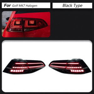 Feux arrière LED pour VW Golf 7 2013-2019 7.5 MK7 12V 6000K Accessoires auto Stop arrière DRL Animation Frein - Product Image 5