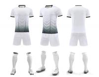 Seragam Sepak Bola Berkualitas Profesional, Atasan dan Celana Pendek Polyester Bernapas, Sublimasi, Set Klub Tim, Jersey Sepak Bola